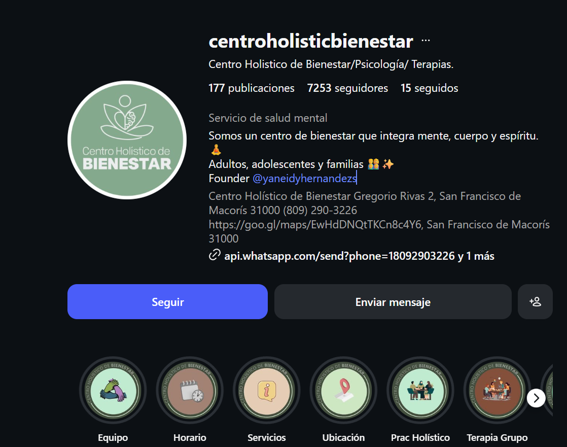 Centro Holístico de Bienestar